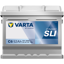 Montaje de Bateria Varta C6 52Ah 520A 12V Silver Dynamic - 3