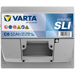 Montaje de Bateria Varta C6 52Ah 520A 12V Silver Dynamic - 4