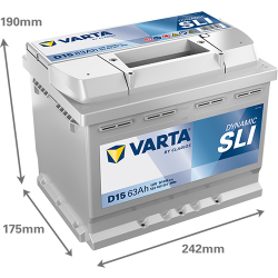 Montaje de Bateria Varta D15 63Ah 610A 12V Silver Dynamic - 2