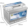Montaje de Bateria Varta D21 61Ah 600A 12V Silver Dynamic - 2