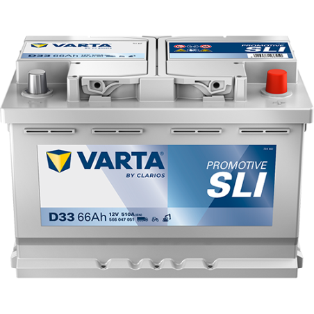 Montaje de Bateria Varta D33 66Ah 510A 12V Promotive Hd - 1