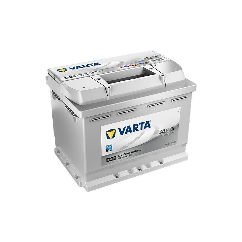 Montaje de Bateria Varta D39 63Ah 610A 12V Silver Dynamic - 1