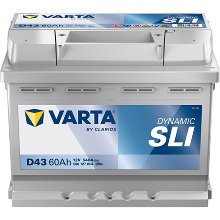 Montaje de Bateria Varta D43 60Ah 540A 12V Blue Dynamic - 1