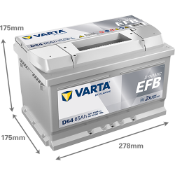 Montaje de Bateria Varta D54 65Ah 650A 12V Blue Dynamic Efb - 2