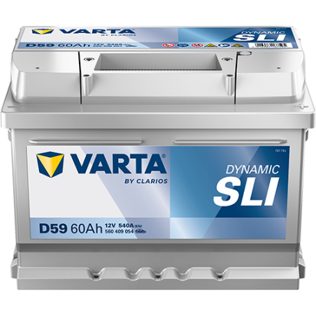 Montaje de Bateria Varta D59 60Ah 540A 12V Blue Dynamic - 1