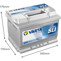 Montaje de Bateria Varta D59 60Ah 540A 12V Blue Dynamic - 2