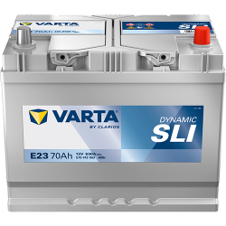 Montaje de Bateria Varta E23 70Ah 630A 12V Blue Dynamic - 1