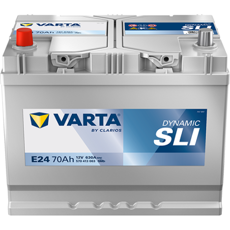 Montaje de Bateria Varta E24 70Ah 630A 12V Blue Dynamic - 1