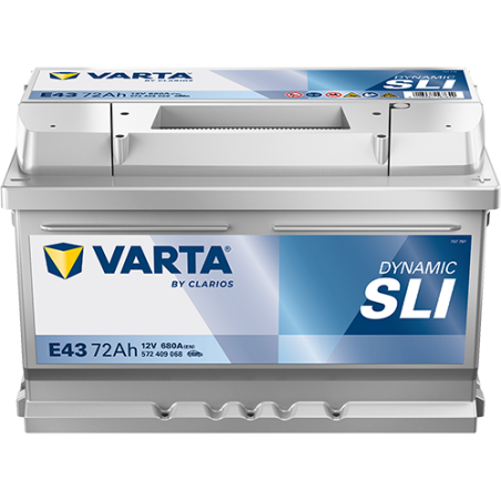 Montaje de Bateria Varta E43 72Ah 680A 12V Blue Dynamic - 1