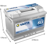 Montaje de Bateria Varta E44 77Ah 780A 12V Silver Dynamic - 2