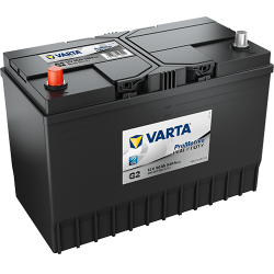 Montaje de Bateria Varta G2 90Ah 540A 12V Promotive Hd - 1