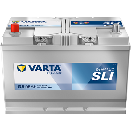 Montaje de Bateria Varta G8 95Ah 830A 12V Blue Dynamic - 1