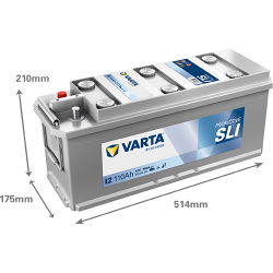 Montaje de Bateria Varta I2 110Ah 760A 12V Promotive Hd - 2