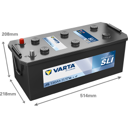 Montaje de Bateria Varta J5 130Ah 680A 12V Promotive Hd - 2