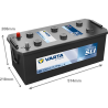 Montaje de Bateria Varta J5 130Ah 680A 12V Promotive Hd - 2