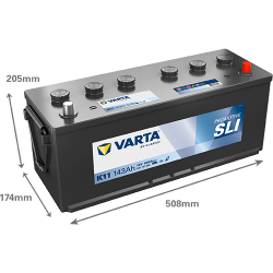 Montaje de Bateria Varta K11 143Ah 900A 12V Promotive Hd - 2