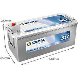 Montaje de Bateria Varta L2 155Ah 900A 12V Promotive Hd - 2