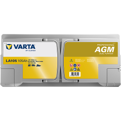 Montaje de Bateria Varta LA105 105Ah 950A 12V Professional Dual Purpose Agm - 4