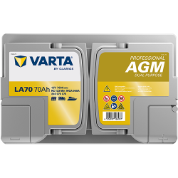 Montaje de Bateria Varta LA70 70Ah 760A 12V Professional Dual Purpose Agm - 4
