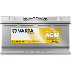 Montaje de Bateria Varta LA95 95Ah 850A 12V Professional Dual Purpose Agm - 3