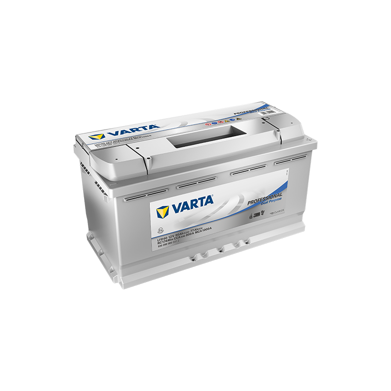 Montaje de Bateria Varta LFD90 90Ah 800A 12V Professional Dual Purpose - 1