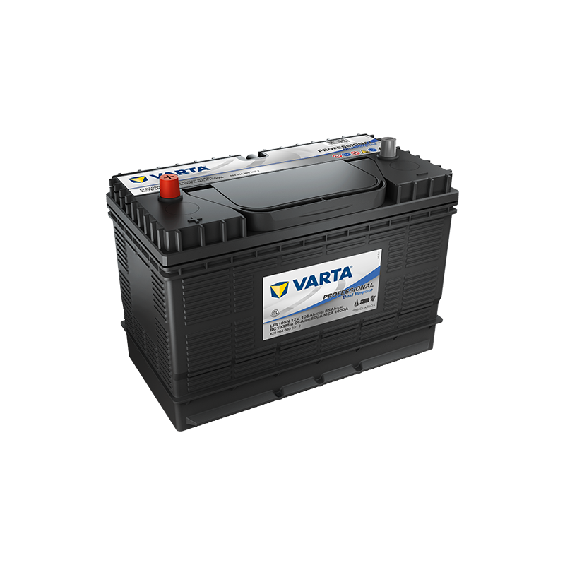 Montaje de Bateria Varta LFS105N 105Ah 750A 12V Professional Dual Purpose - 1