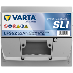 Montaje de Bateria Varta LFS52 52Ah 470A 12V Professional Starter - 4