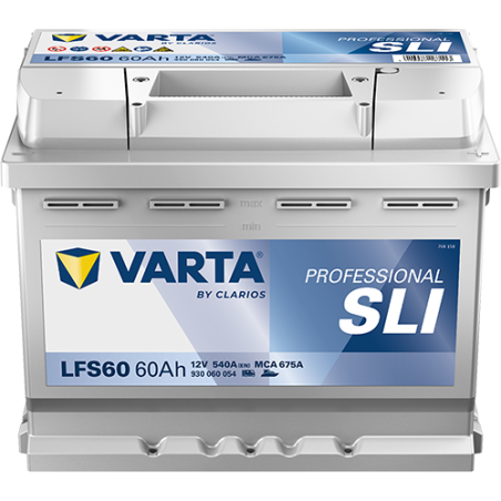 Montaje de Bateria Varta LFS60 60Ah 540A 12V Professional Starter - 1