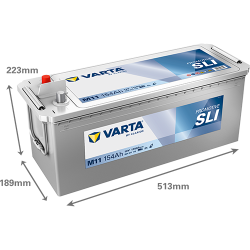 Montaje de Bateria Varta M11 154Ah 1150A 12V Promotive Hd - 2