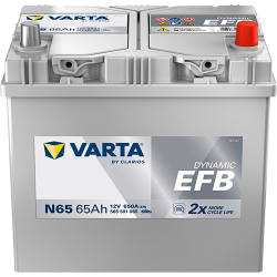 Montaje de Bateria Varta N65 65Ah 650A 12V Blue Dynamic Efb - 1
