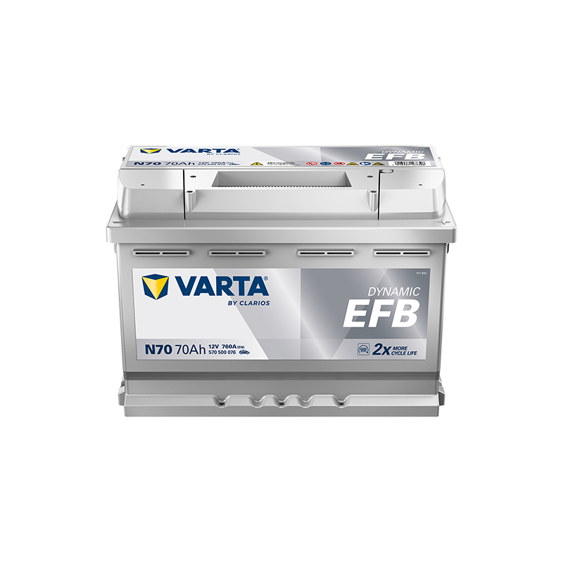 Montaje de Bateria Varta N70 70Ah 760A 12V Blue Dynamic Efb - 1