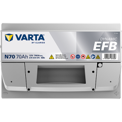 Montaje de Bateria Varta N70 70Ah 760A 12V Blue Dynamic Efb - 4