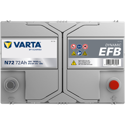 Montaje de Bateria Varta N72 72Ah 760A 12V Blue Dynamic Efb - 4