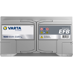 Montaje de Bateria Varta N80 80Ah 800A 12V Blue Dynamic Efb - 4