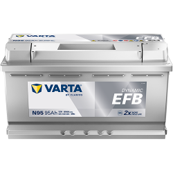 Montaje de Bateria Varta N95 95Ah 850A 12V Blue Dynamic Efb - 1