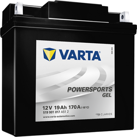 Montaje de Bateria Varta GEL-19AH 519901017 19Ah 170A 12V Powersports Gel
