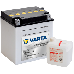 Montaje de Bateria Varta YB30L-B 530400030 30Ah 300A 12V Powersports Freshpack