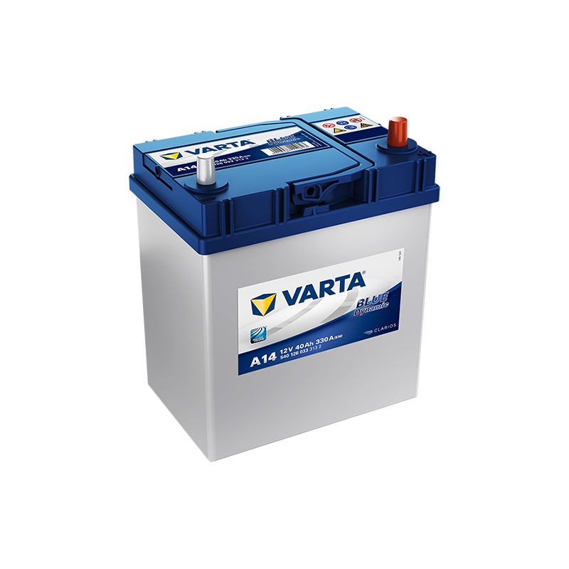 Montaje de Bateria Varta A14 40Ah 330A 12V Blue Dynamic